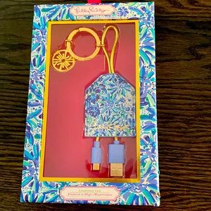 Lilly Pulitzer Charging tag Featured in High Maintenance